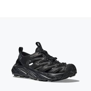 NEW HOKA men's hopara trail hiking sandals in bdsd - black dark shadow